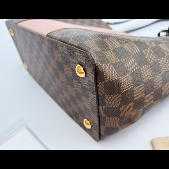 Authentic❤️Louis Vuitton Jersey Tok Zip Tote Crossbody Handbag Damier Leather - Picture 7 of 14